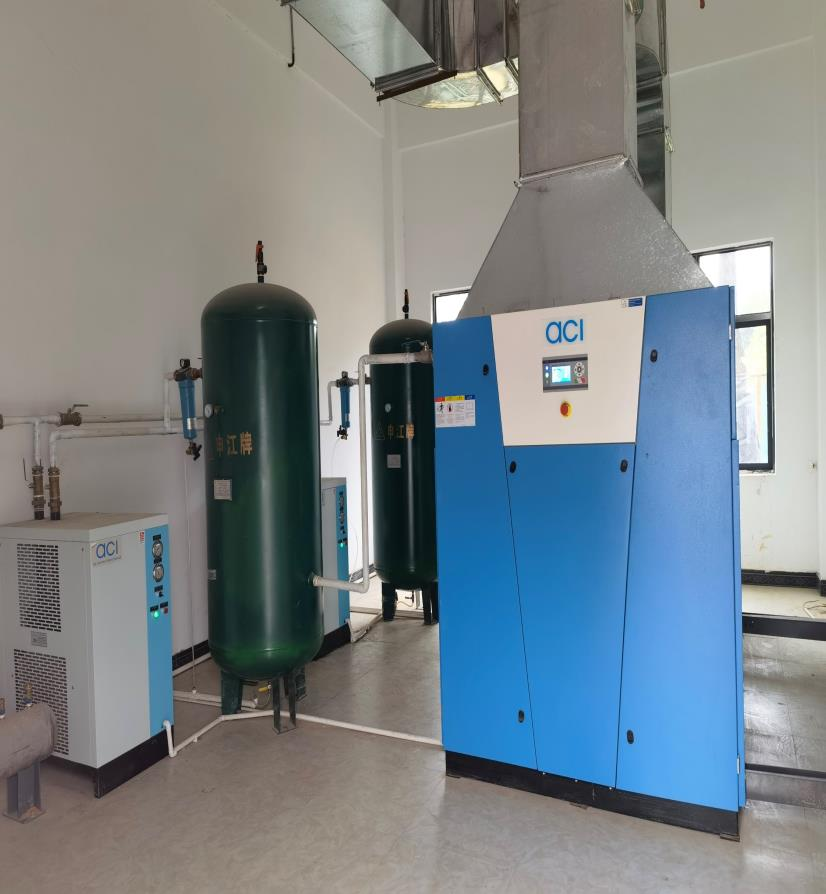 Installation case of air compressor in Xingguo County People's Hospital