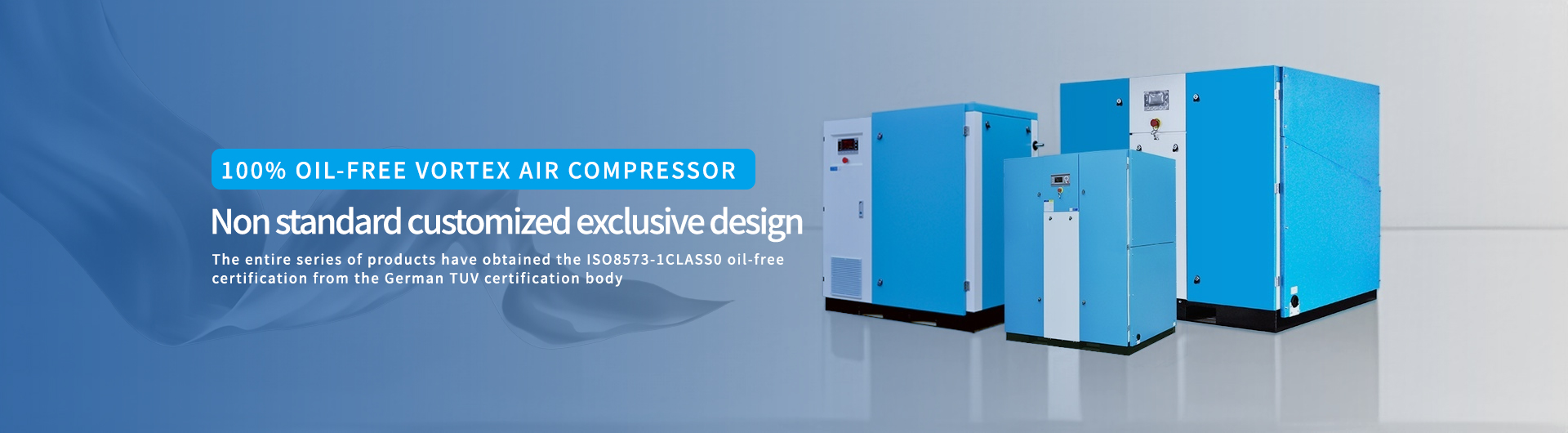 Oil-free scroll air compressor